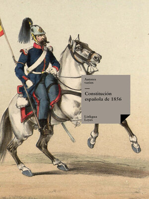 cover image of Constitución española de 1856. No promulgada